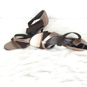 Donald Pliner Jeruse Strappy Open Toe Heels Size 8